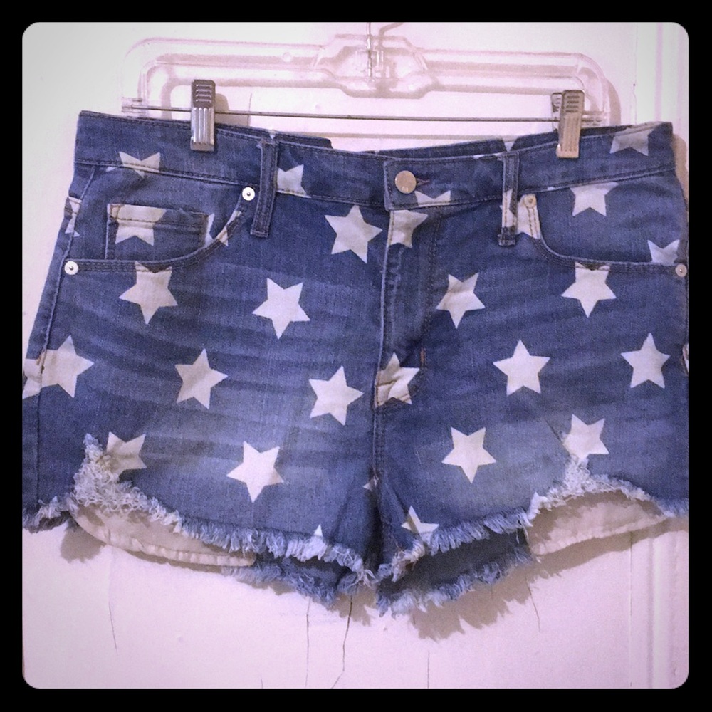 Frayed denim shorts, size 16 | missimo by Target